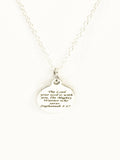 Scripture Gifts, Scripture Jewelry, The Lord Is With You Necklace, Christian Gifts, Scripture Necklace, Bible Verse Gifts, Baptism Gifts