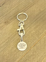 Scripture Gifts, Bible Verse Gifts, Zephaniah 3 17 Gifts, Scripture Keychain, Zephaniah Scripture, Baptism Gifts, Christian Keychain Gifts