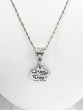 Scripture Jewelry, Isaiah 40 29 Scripture Gifts, The Lord Gives Strength Necklace, Scripture Necklace, Christian Jewelry, Christian Necklace