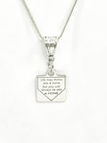 Softball Necklace, Safe At Home Necklace, Softball Player Gift, Student Athlete Gifts, Daughter Gifts, Softball Jewelry, Softball Daughter