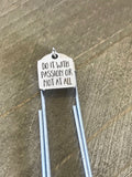 Motivation Bookmark, Do It With Passion Or Not At All Bookmark, Motivation Gifts, Planner Bookmark, Planner Motivation Accessories Gift