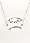 Baseball Pendant Necklace, Baseball Mom Jewelry,  Baseball Jewelry, Baseball Fan Jewelry, Gift For Baseball Mom, Baseball Girlfriend Gift