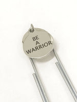 Motivation Bookmark, Be A Warrior Bookmark, Motivation Gifts, Warrior Gifts, Planner Bookmark, Planner Motivation Accessories Gift For Her