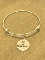 Motivation Jewelry, Be A Warrior Bracelet, Motivation Bracelet, Motivation Gift, Encouraging Jewelry, Daughter Jewelry Gift, Success Quote