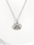 Keep Moving Forward Necklace, Encouragement Necklace, Motivational Necklace, Girlfriend Gift, Sympathy Gift, Support Group Gift For Her