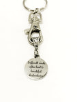 Sympathy Gifts, Difficult Roads Often Lead To Beautiful Destinations Keychain, Encouraging Gifts, Motivating Gifts, Tough Times Gift For Her