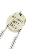 Encouragement Bookmark, Let Your Light Shine Bookmark, Planner Paper Clip Bookmark, Encouragement Gift, Planner Bookmark Encouragement