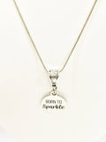 Motivating Jewelry, Born To Sparkle Necklace, Motivating Gifts, Encouraging Jewelry, Daughter Jewelry, Valentine Jewelry Gift For Her