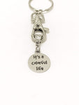 Adoption Gift, It's A Colorful Life Keychain, Colorful Gift, Girlfriend Valentine, Wife Valentine Gift, Adoption Items, Adoption Keychain