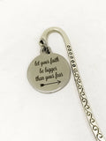 Faith Bookmark, Let Your Faith Be Bigger Than Your Fear Bookmark, Faith Planner Gifts, Planner Accessories, Bookmark Gifts, Daughter Gift