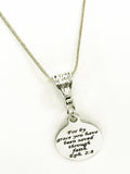 Christian Jewelry, Christian Gift, Christian Necklace, Saved By Grace Through Faith Necklace, Eph 2 8 Scripture Jewelry, Bible Verse Jewelry