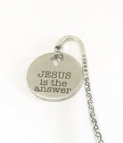 Christian Bookmark, Jesus Is The Answer Bookmark, Bible Bookmark, Christian Gifts, Christian Planner Bookmark, Christian Planner Accessories