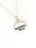 Baseball Mom Necklace, Baseball Mom Gift, Mother's Day Necklace Gift, Gift For Baseball Mom, Baseball Mom Jewelry, Team Mom Gift For Her