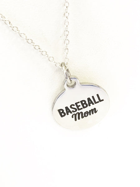 Baseball Mom Necklace, Baseball Mom Gift, Mother's Day Necklace Gift, Gift For Baseball Mom, Baseball Mom Jewelry, Team Mom Gift For Her