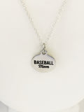 Baseball Mom Necklace, Baseball Mom Gift, Mother's Day Necklace Gift, Gift For Baseball Mom, Baseball Mom Jewelry, Team Mom Gift For Her