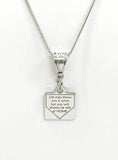 Softball Necklace, Safe At Home Necklace, Softball Player Gift, Student Athlete Gifts, Daughter Gifts, Softball Jewelry, Softball Daughter