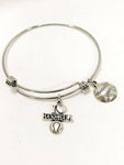 Baseball Bracelet, I Love Baseball Bracelet, Baseball Girlfriend Gift, Baseball Mom Gift, Baseball Jewelry, Baseball Mom Gift, Baseball Gift