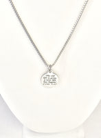 Christian Gift, Recovery Gift, The Old Life Is Gone A New Life Has Begun Necklace, Men Christian Jewelry, Christian Necklace, Baptism Gift