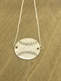 Softball Pendant Necklace, Softball Mom Jewelry, Softball Jewelry, Softball Player Jewelry, Gift For Softball Mom, Softball Coach Gift