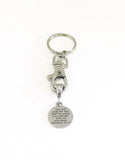 Bible Verse Keychain, Bible Verse Gifts, Seek God With All Your Heart Keychain, Christian Keychain, Proverbs 29 13 Keychain, Christian Gifts