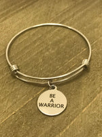 Motivation Jewelry, Be A Warrior Bracelet, Motivation Bracelet, Motivation Gift, Encouraging Jewelry, Daughter Jewelry Gift, Success Quote