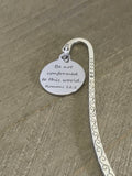 Scripture Bookmark, Romans 12 2 Bookmark, Scripture Gifts, Be Not Conformed To This World Bookmark, Bible Bookmark, Planner Bookmark