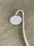 Scripture Bookmark, Romans 12 2 Bookmark, Scripture Gifts, Be Not Conformed To This World Bookmark, Bible Bookmark, Planner Bookmark