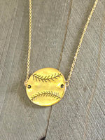 Baseball Jewelry, Baseball Necklace, Baseball Mom Jewelry,  Baseball Fan Jewelry, Gift For Baseball Mom, Baseball Girlfriend Gift