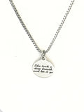 Encouraging Gift, She Took A Deep Breath And Let It Go Necklace, Encouraging Jewery, Encouraging Her, Divorce Gift, Let Go Of The Past