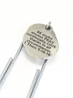 Planner Clip, Planner Bookmark, Christian Bookmark,  Be Pray Give Paper Clip Bookmark, Planner Accessories, Paper Clip Charm, Planner Charm