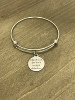 Sympathy Gift, Sympathy Jewelry, Difficult Roads Bracelet, Tough Times Gift, Sympathy Bracelet, Motivating Jewelry Gift, Encouraging Gift