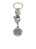 Christian Gifts, Be Pray Give Keychain, Christian Keychain, Christian Charms, Keychain Gifts, Scripture Gifts,  Bible Verse Charm Gifts
