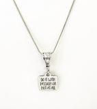 Motivation Gift, Do It With Passion Or Not At All Necklace Gift, Motivation Necklace, Motivation Jewelry, Success Quotes, Motivation Quote