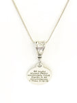 Christian Gift, Christian Jewelry, Christian Necklace, Be Pray Give Necklace, Scripture Gift, Bible Verse Gift, Graduation Gift For Her