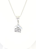 Encouraging Gift, The Struggle Is Part Of The Story Necklace, Encouraging Success, Encouraging Jewelry, Sympathy Gift, Divorce Gift For Her