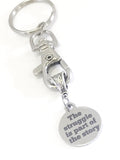 Motivating Keychain, The Struggle Is Part Of The Story Keychain, Motivating Gifts, Motivating Keyring, Success Quote, Graduate Keychain Gift