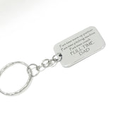 Dad Keyring, Softball Dad Gift, Full Time Dad Keyring, Part Time Warm Up Partner, Part Time Pitching Machine, Part Time Coach, Father’s Day