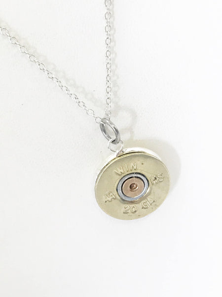Shotgun Shell Necklace, Shotgun Shell Jewelry, Shotgun Shell Pendant Necklace, Shooting Sports Gifts, Southwest Style Jewelry