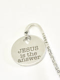 Christian Bookmark, Jesus Is The Answer Bookmark, Bible Bookmark, Christian Gifts, Christian Planner Bookmark, Christian Planner Accessories