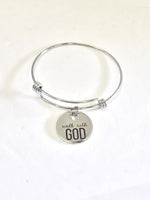 Christian Gift, Christian Bracelet, Walk With GOD Bracelet Gift, Christian Charm, Christian Jewelry Gift, Baptism Gift, Bible Verse Gift