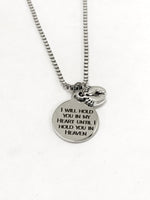 Child Loss Memorial, Miscarriage Memorial, I Will Hold You In My Heart Until I Hold You In Heaven, Memorial Gift For Men, Gift for Him