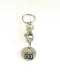 Christian Keychain, Walk With God Keychain, Christian Gifts, Christian Charm, Keychain Gift, Graduation Gift, Going to College, Wedding Gift