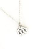 Christian Necklace, The Old Life Is Gone A New Life Has Begun Necklace, Christian Jewelry, Christian Gifts, Baptism Necklace, Baptism Gifts