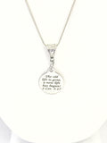 Christian Necklace, The Old Life Is Gone A New Life Has Begun, Christian Jewelry, Christian Gifts, Bible Verse Necklace, Baptism Necklace