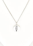 Christian Jewelry, Pray Wait Trust Necklace, Christian Necklace, Scripture Jewelry, Christian Gift, Religious Jewelry, Cross Pendant Gift