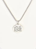 Christian Gift, Recovery Gift, The Old Life Is Gone A New Life Has Begun Necklace, Men Christian Jewelry, Christian Necklace, Baptism Gift