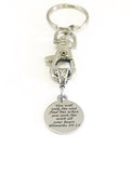 Bible Verse Keychain, Bible Verse Gifts, Seek God With All Your Heart Keychain, Christian Keychain, Proverbs 29 13 Keychain, Christian Gifts