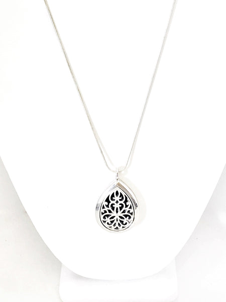 Diffuser Necklace, Teardrop Diffuser Necklace, Teardrop Pendant, Scent Diffuser, Scent Pendant, Scented Necklace, Diffuser Pendant Jewelry