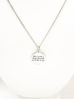 Encouraging Gifts, She Took A Deep Breath And Let It Go Necklace, Encouraging Jewelry, Gifts For Her, Encouraging Necklace, Girlfriend Gifts