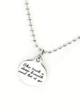 New Beginnings Gift, She Took A Deep Breath And Let It Go Necklace, Starting Over, Divorce Gift, Strong Woman Gift, Girlfriend Gift For Her